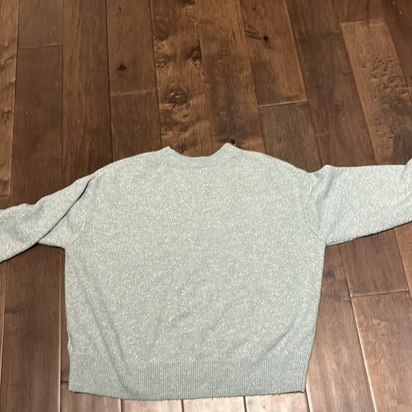 4/$20 H & M shimmer blue/grey sweater- size small - Picture 4 of 7